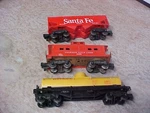 American Flyer 24225 Santa Fe Hopper - Shell Tank. Fixed Price $15.00.
