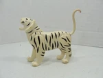 Vintage Playmobil 4233 Circus White Bengal Tiger Figure Wild Animal Trainer Set. Fixed Price $10.00.
