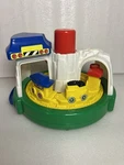 Shelcore Vintage 1990S Push And Spin Choo Train Toy Works Great. Fixed Price $15.00.