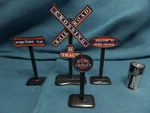 Western Classic Rolling Thunder Toy State Train Set 4 Signs G-scale. Fixed Price $7.95.