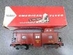 American Flyer Gauge 1957 #24618 / 935 B. W. Caboose Excellent In Orig. Box.. Fixed Price $45.00.