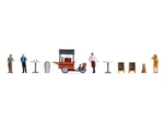 Noch 16230 Ho/oo Gauge At Coffee Stall Themed Figure Set. Fixed Price $37.00.