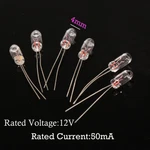 100PCS Clear 4MM 12V 50MA Miniature Grain Of Wheat Bulbs Warm White New. Fixed Price $10.99.