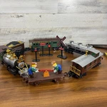 Toy State 1992 Western Rolling Thunder Train Set With Original Box Tested. Fixed Price $119.95.