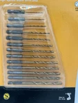 Warrior 13 Pc Titanium Nitride High Speed Steel Drill Bit Set New. Fixed Price $10.99.