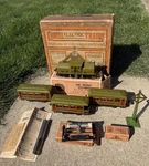 Antique Lionel Outfit 294 Olive Green 252 Locomotive Engine Cars Toy Model Train. Fixed Price $399.00.
