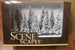 Bachmann Scene Scapes 3" - 4" Pine W/ Snow 9 Trees/box Any Scale. Fixed Price $18.99.