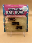 Vintage 1989 Funrise Micro Action Rail Road Toy Locomotive New Card. Fixed Price $18.00.