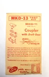 Kadee MKD-13 Ho MKD-11 Test Kit Coupler W/draft Gear One Only. Fixed Price $11.95.