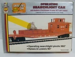 Vintage Ahm Ho 11204 Operating Searchlight Car Pivots 360 Niob. Fixed Price $9.00.