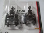 Atlas # 22051 Truck 50 Ton Friction Bearing W/coupler. Pair Per Pack. N-scale. Fixed Price $8.25.