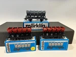 Marklin 4635 (X2) & 4721 Tipping Hopper Cars Lot -. Fixed Price $55.00.