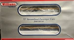 Williams By Bachmann Scale 72FT Streamlined Car Set Chesapeake & Ohio #43155. Fixed Price $249.99.