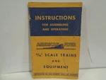 Original American Flyer #M2690 1949 48 Page Instruction Book Good Condition. Fixed Price $9.99.