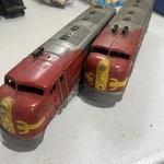 Marx Train Rare 1095 Powered & Dummy E7 Emd Locomotive Untested. Fixed Price $200.00.