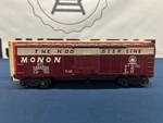 Lionel Postwar Monon #3494-550 Operating Single Door Box Car W/ Reproduction. Fixed Price $499.99.