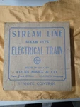 Louis Marx Stream Line Steam Type Electrical Train Set #25000 W/box/read Vintage. Fixed Price $75.00.