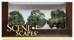 Bachmann Ho Oak Trees Scenescapes 3-1/2IN 7.6 8.9CM PKG(3) 32013. Fixed Price $22.98.