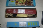 Lot Of Ho Athearn 86' Hi-cube Santa Fe 36950 Kit In Box Dt&i 26035, Nice!. Fixed Price $32.50.