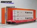 Lionel Norfolk Southern Maxi Stack Well Container Car 2222090-2222092 New. Fixed Price $148.84.