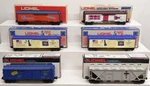 Lionel Assorted Freight Cars 6-7601, 6-19231, 6-16407, 6-9816, 6-9858 Ex. Fixed Price $79.99.