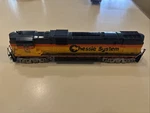 Mantua - C&o #1102 Diesel Locomotive Ho Scale. Fixed Price $18.75.