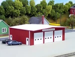 Rix Products Ho Scale Fire Station Red 541-0192. Fixed Price $16.68.