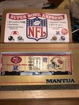 Vtg Mantua San Francisco 49ERS Ho Scale Box Car Unused Nfl Super Bowl Express Sf. Fixed Price $22.08.
