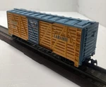 Tyco Ho Scale Np & W 40 Ft Stock Car Laramie 53412 Orange Blue. Fixed Price $6.00.