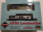 Life-like Proto 2000 Ho Scale Santa GP30 Locomotive Item 21536 At&sf #1225. Fixed Price $120.00.