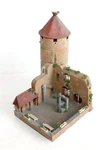 Faller Ho B-929 Model Castle, City Tower, Stork With Well, Train Decor. Fixed Price $115.09.