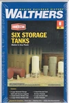 Scale Walthers Cornerstone 933-3265 Storage Tanks Kit (6) Pcs. Fixed Price $13.58.