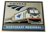 Amtrak Northeast Regional Train Route Collector Edition Enameled Lapel Hat Pin. Fixed Price $16.95.
