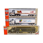 Con-cor Semi Tractor Trailer 1:87 Ho Scale Model Train Layout Truck 3P Lot. Fixed Price $110.01.