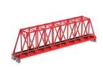 Kato Single-truss Bridge 248MM 9-3/4" Red. Fixed Price $14.98.
