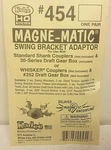 Kadee #454 Swing Bracket Adaptor Kit -- 1 Pair Ho Scale Model Railroad. Fixed Price $9.95.