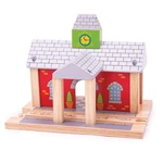 Bigjigs Wooden Railway Station, Toys, Train Set,. Fixed Price $84.26.