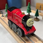 Thomas & Friends Railway Die-cast Metal Battery Operated James Read. Fixed Price $67.45.