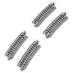 New Kato 282MM (11") Radius 15 Curve 4 Pcs Unitrack Scale 20-111. Fixed Price $14.47.