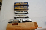 American Flyer Gauge 356 Silver & 655 Passenger Cars Set. Fixed Price $119.99.
