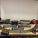 Bright General Train Set And Tracks. Fixed Price $75.00.