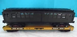 Mth 20-98589 Trailer Train Flat Car Jttx #941420 W/ Lo-v Green Subway #4750. Fixed Price $172.99.