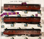 Mth 20-2675-3 O Scale Bmt Standards 3-CAR Subway Set 2776, 2775, 2774. Fixed Price $599.99.
