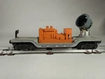 Lionel 3520 Operating Searchlight Car Gauge Grey Orange Vintage. Fixed Price $22.49.