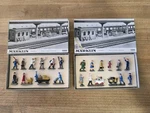 Rklin Ho #0201 & 0202 Die Cast Railroad Figure Set, Nib Old Stock West Germany. Fixed Price $249.99.