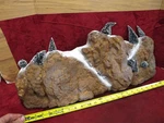 Lemax Village Collection Mountain Backdrop W/ Trees ...24" Wide. Fixed Price $29.95.