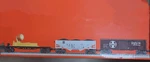 Lionel Santa Fe Freight Cars 6-26875, 6-16495, 6-25016. Fixed Price $70.00.