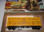 Athearn Ho 40' Katy M-k-t 47150 Outside Braced Stock Car W/ Sprung Trucks. Fixed Price $12.99.