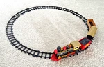 Kid Connection Train Set 2015 Lights Sounds 10" Track Battery Works 19/22 Pieces. Fixed Price $16.75.