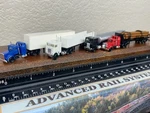 Four Semi Tractor & Scale -dry Van / Fuel Stake Logging Trailer New. Fixed Price $99.95.